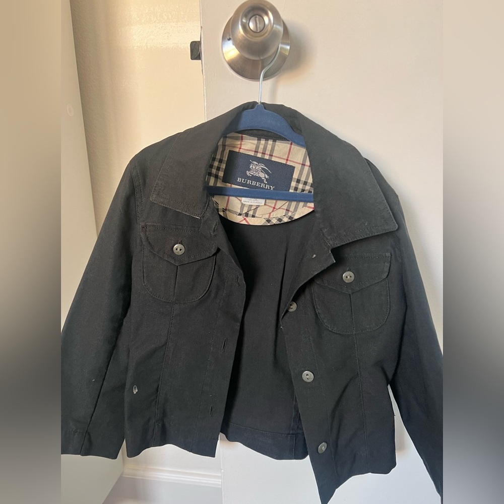 Burberry black jacket